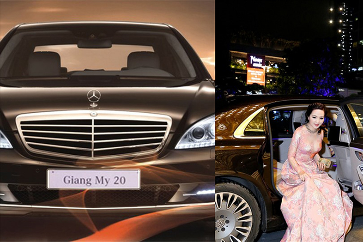 Cận cảnh Mercedes-Maybach S600 hơn 15 tỷ chuyên chở Hoa hậu Giáng My