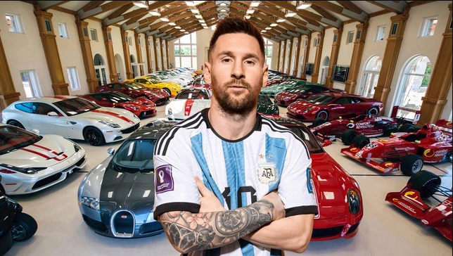 Cận cảnh dàn siêu xe chất hơn nước cất của 'trùm' Lionel Messi