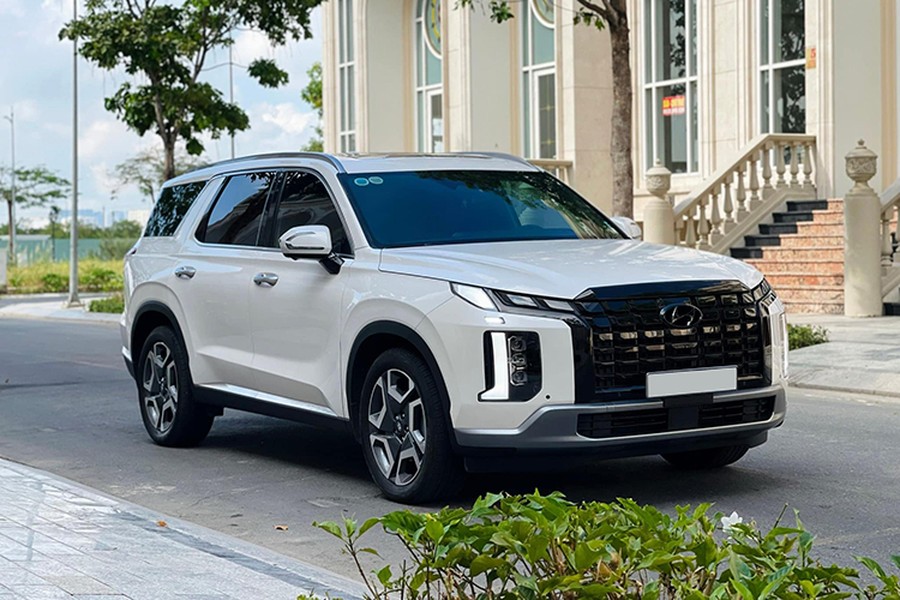  Hyundai Palisade tại Việt Nam ra mắt vào tháng 9/2023. Trong danh mục sản phẩm, Hyundai Palisade được định vị nằm trên Hyundai Santa Fe, gánh vác nhiệm vụ tranh thị phần với hai mẫu xe Ford Explorer, Volkswagen Teramont. Theo công bố của nhà sản xuất, Hyundai Palisade có 4 phiên bản lựa chọn cùng mức giá dao động từ 1,469 - 1,589 tỷ đồng.