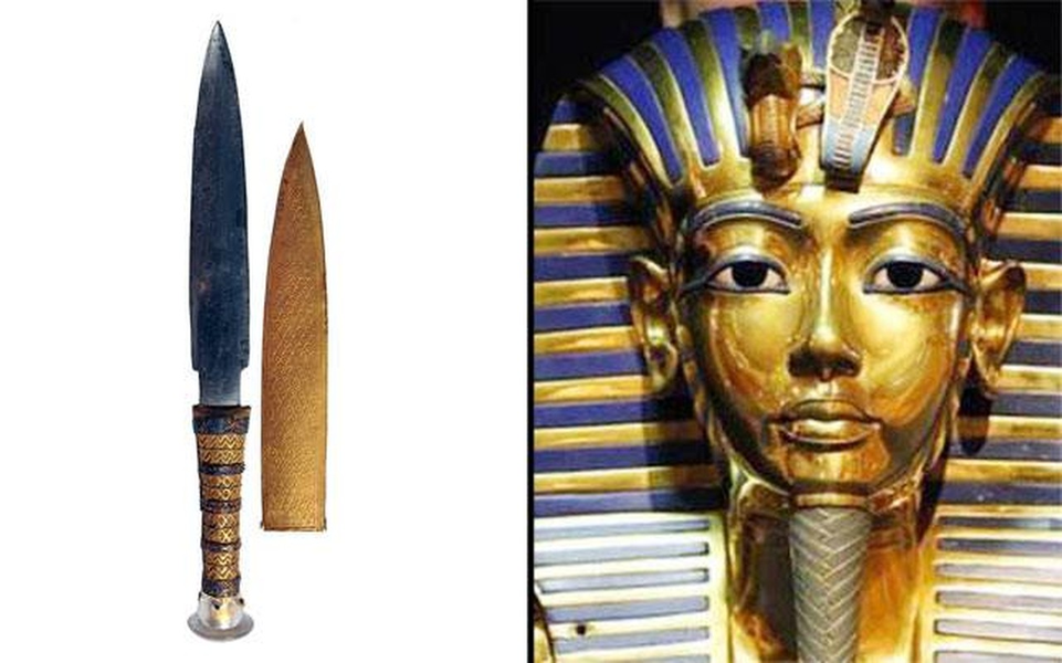  Con dao găm của vua Tutankhamun (Tut) là một trong những hiện vật của nền văn hóa Ai Cập cổ đại được nhiều người quan tâm và đặc biệt là khi nó được phát hiện được làm từ vật liệu ngoài hành tinh.