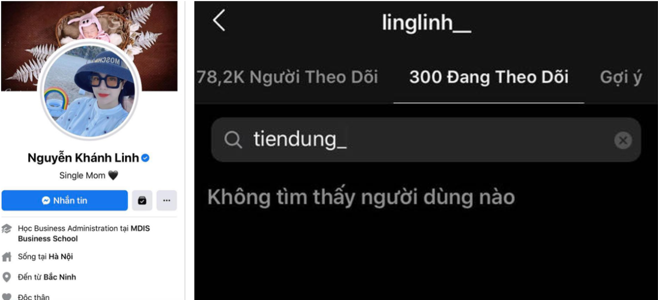 Mới đây nhất,  nàng WAGs Khánh Linh - vợ chưa cưới của trung vệ Bùi Tiến Dũng gây xôn xao cư dân mạng khi chuyển Facebook về trạng thái "độc thân" và đặt miêu tả là "single mom" (mẹ đơn thân).