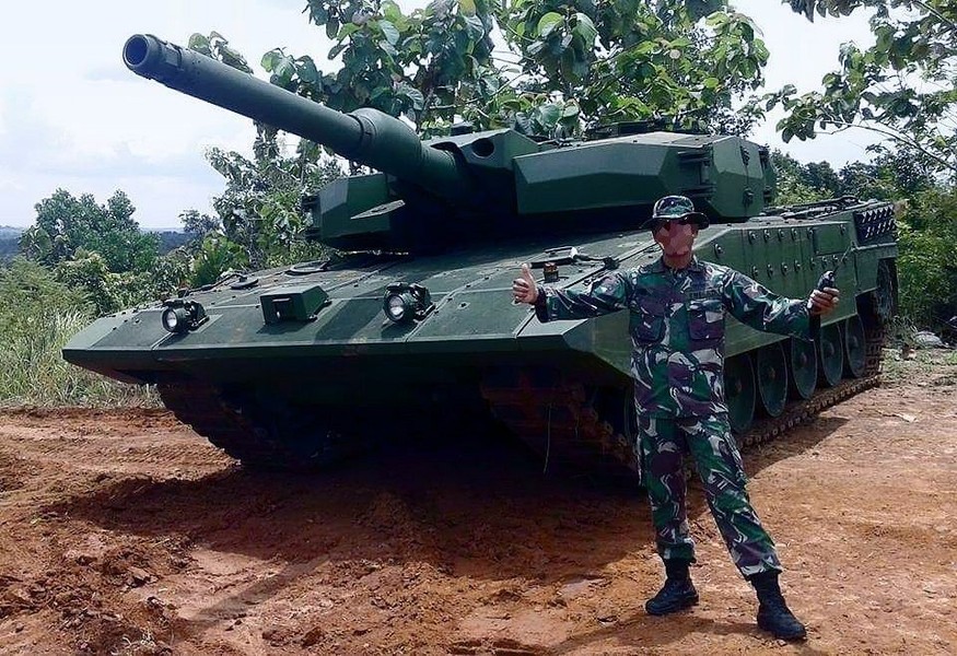 Công ty Rheinmetall đã bàn giao toàn bộ số 61  xe tăng Leopard 2RI vào cuối năm 2016 theo đơn hàng đã ký kết với Quân đội Cộng hòa Indonesia. Đây được coi là một trong số ít xe tăng mạnh nhất hiện nay tại khu vực Đông Nam Á.