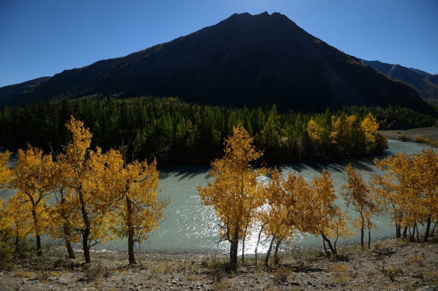 Altai là  dãy núi cao nhất Siberia, với đỉnh núi cao nhất lên tới 4.506 mét.