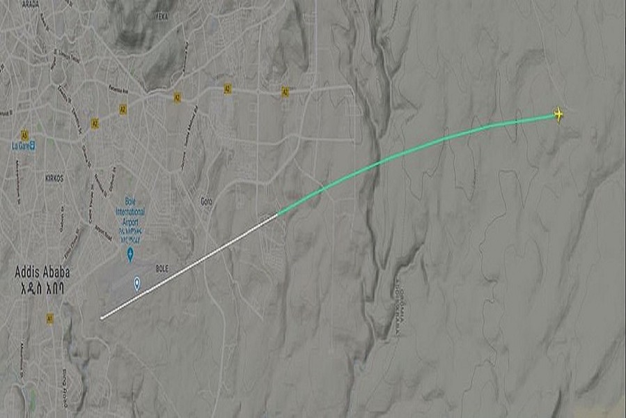 Theo RT, hãng hàng không Ethiopian Airlines mới đây xác nhận không ai sống sót trong vụ  rơi máy bay Boeing 737 MAX ở Ethiopia, chở 157 người sáng 10/3. Ảnh: Daily Mail.