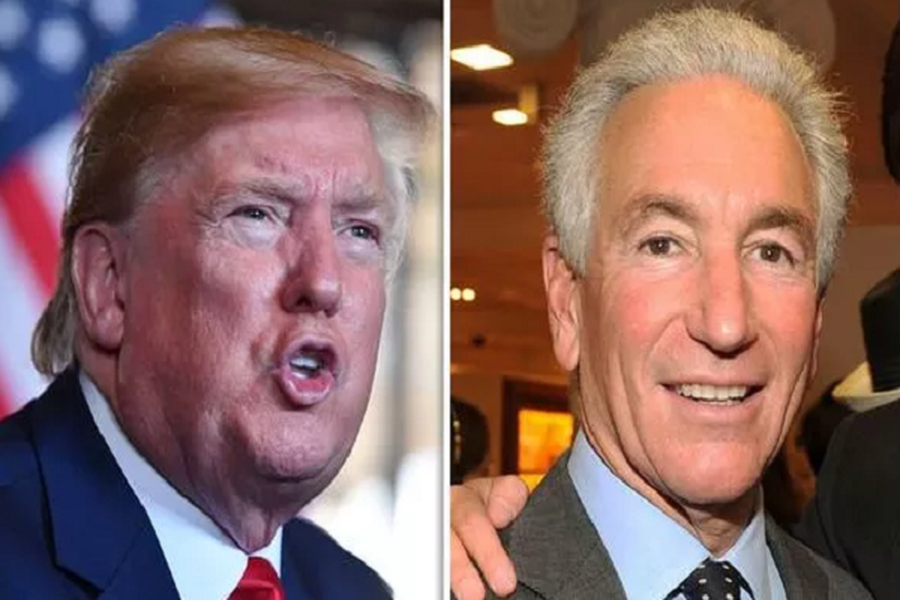 Trong danh sách những người được Tổng thống Mỹ ân xá hôm 23/12 có thông gia của ông Trump là Charles Kushner (phải) - bố ruột của Jared Kushner. Ảnh: Getty.