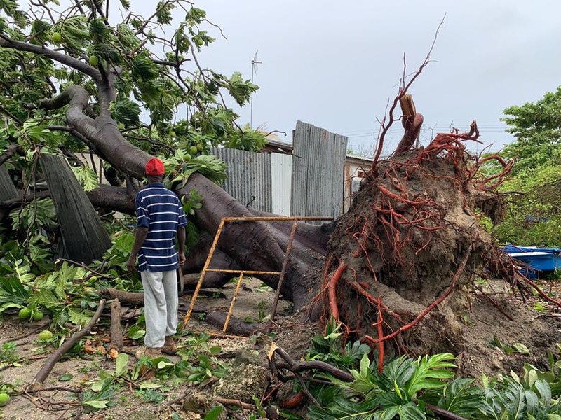 Theo Reuters,  bão nhiệt đới Elsa đã càn quét qua Barbados, St.Lucia, Jamica, Cộng hòa Dominica, Haiti và Cuba, gây thiệt hại cho các quốc gia vùng Caribe này. (Nguồn ảnh: Reuters)