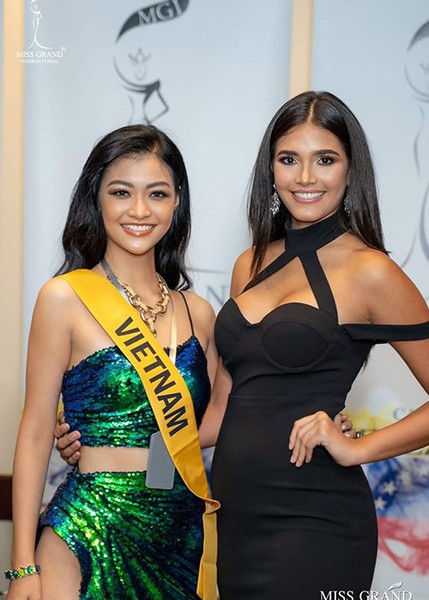 Đại diện Việt Nam tại Miss Grand International 2019 (Hoa hậu Hòa bình Quốc tế) -  Á hậu Kiều Loan đang xuất hiện trong 21 bảng xếp hạng, trong đó, được dự đoán đứng top 1 trong 2 bảng và top 5 trong 4 bảng.