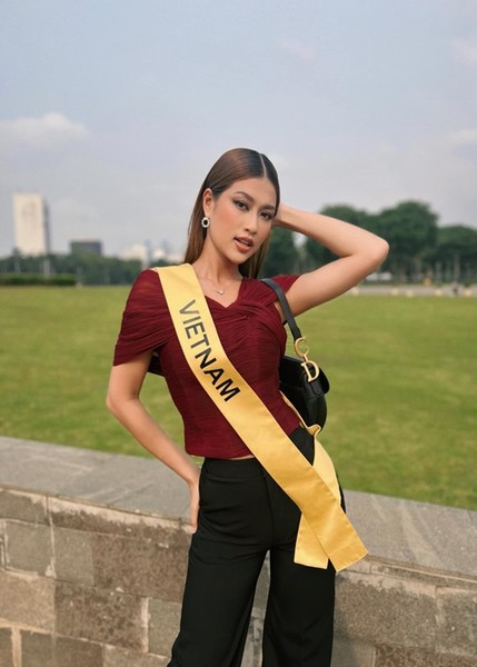 3 ngày sau đăng quang Miss Grand Vietnam 2022,  Đoàn Thiên Ân sang Indonesia thi Miss Grand International 2022 - Hoa hậu Hòa bình Quốc tế 2022. Ảnh: FBNV