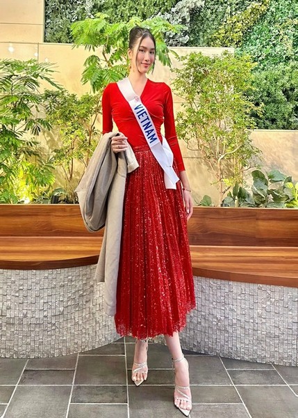  Á hậu Phương Anh đang ở Nhật Bản tham gia cuộc thi Miss International 2022 - Hoa hậu Quốc tế 2022. Ảnh: FBNV