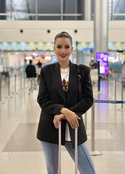  Hoa hậu Ngọc Châu vừa đến Mỹ tham gia cuộc thi Miss Universe 2022 - Hoa hậu Hoàn vũ Thế giới 2022. Các hoạt động của cuộc thi bắt đầu được tổ chức vào tháng 1/2023. Ảnh: FBNV