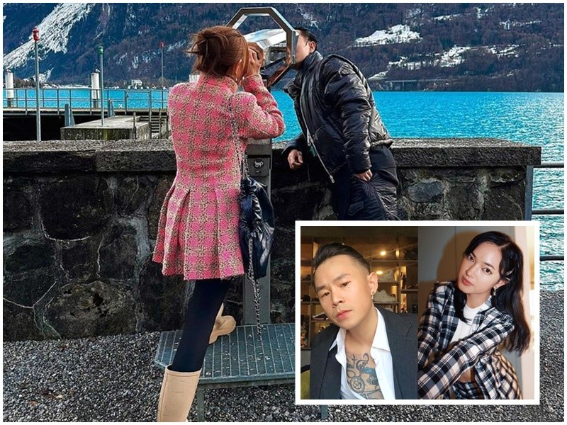 Nhân dịp  Valentine 2023, trên trang cá nhân Instagram, Châu Bùi vừa đăng tải loạt khoảnh khắc ngọt ngào bên người yêu. Không ít người cho rằng người đàn ông giấu mặt bên Châu Bùi là rapper Binz. Ảnh: Zing, Instagram