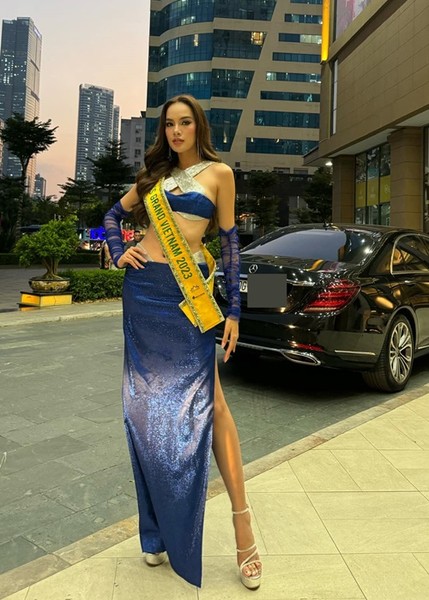 Miss Grand International 2023 - Hoa hậu Hòa bình Quốc tế 2023 đang diễn ra tại Việt Nam. Đại diện Việt Nam -  Lê Hoàng Phương cùng các thí sinh vừa tham gia sự kiện Welcome Party.