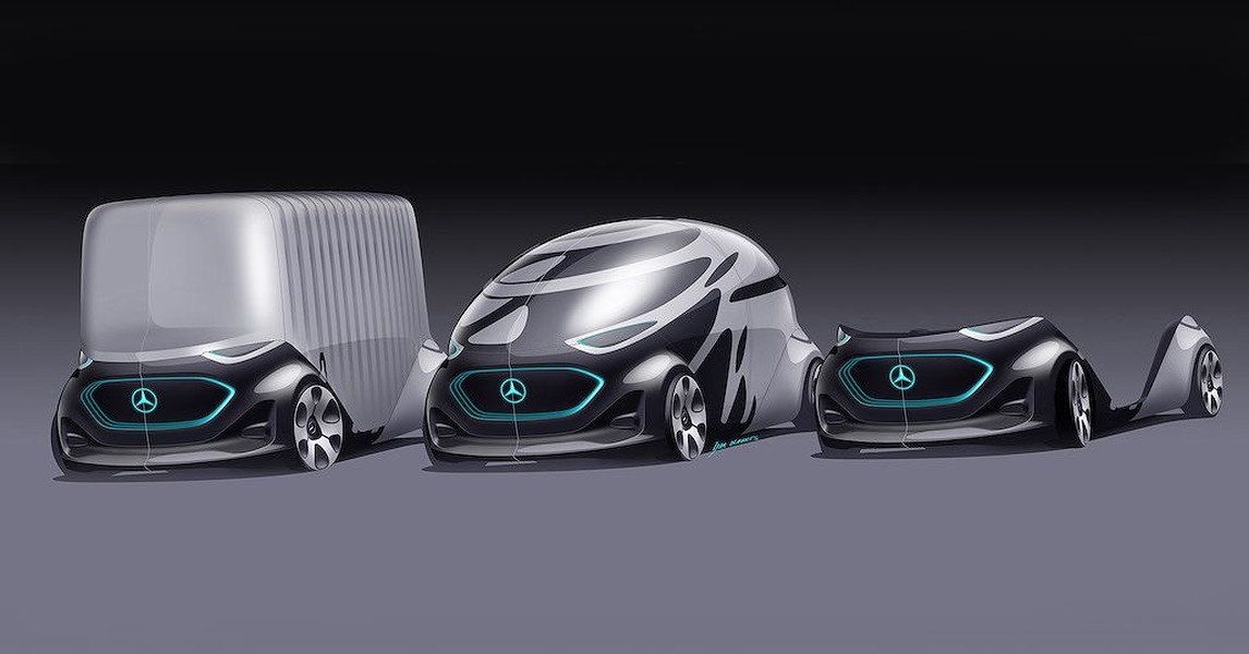 Concept  xe điện Mercedes Vision Urbanetic là chiếc xe van tự động hóa mà hangx xe sang Đức tin rằng sẽ góp phần tạo ra một phân khúc vận tải mới hiệu quả, tiện nghi, bền vững, và tất nhiên là có thể biến hình thành những chiếc xe vans rộng rãi nếu muốn.