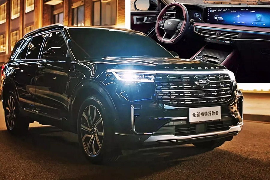  Ford Explorer 2023 mới vừa ra mắt trực tuyến tại Trung Quốc với nhiều nâng cấp cả nội và ngoại thất. Chiếc xe tuy là bản nâng cấp nhẹ nhưng lại nhận được quá nhiều thay đổi. 