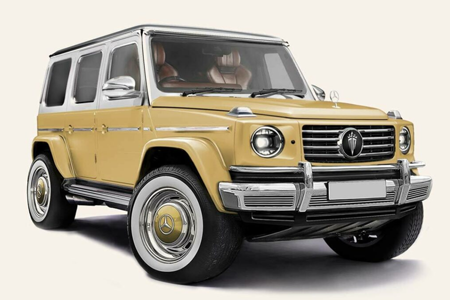 Những chiếc SUV hạng sang  Mercedes-Benz G-Class vạn người mê luôn được ưa chuộng để sửa đổi và nâng cấp, tuy nhiên phần lớn những bản độ sẽ được triển khai theo phong cách hầm hố, thể thao với diện mạo góc cạnh, dữ dằn.