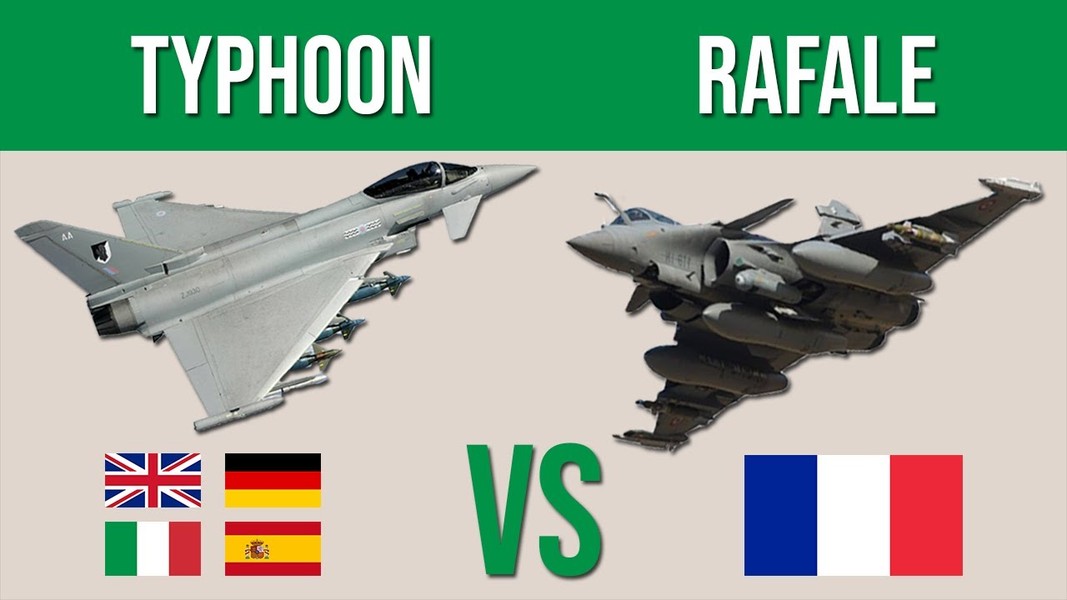  Chiến đấu cơ Rafale của Pháp và các máy bay chiến đấu hạng trung hai động cơ Eurofighter của Anh, Đức, Ý và Tây Ban Nha được phát triển song song từ đầu thập niên 1980, như hai chương trình máy bay chiến đấu khác biệt; nhưng về nhiều mặt rất giống nhau.