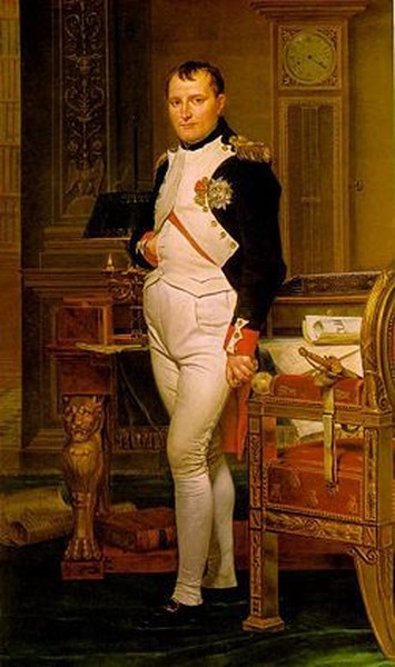  Hoàng đế Napoléon Bonaparte của Pháp nổi tiếng với những chiến tích hào hùng trong lĩnh vực quân sự.