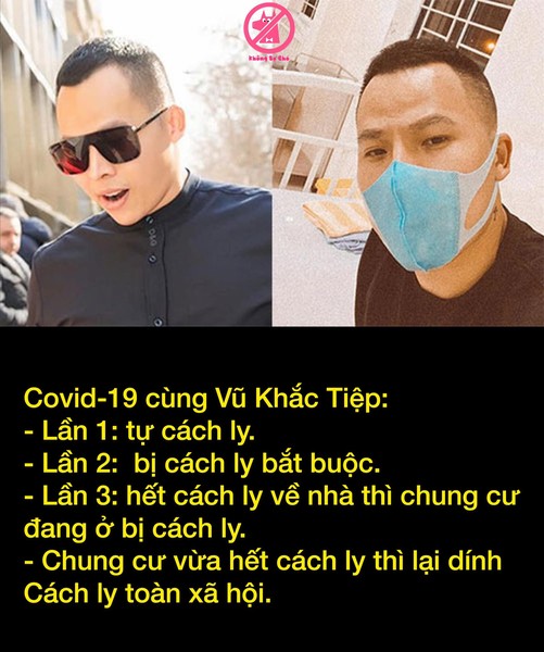 Mới đây, Thủ tướng Chính phủ Nguyễn Xuân Phúc ra chỉ thị cách ly toàn xã hội từ 0 giờ ngày 1/4 trên phạm vi toàn quốc phòng, chống dịch COVID-19. Ngay lập tức, "thanh niên số nhọ nhất mùa dịch bệnh"  Vũ Khắc Tiệp được xướng tên trên mạng xã hội vì quá đen đủi, liên tục phải cách ly.