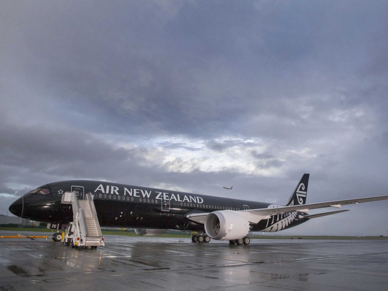 1.  Hãng Air New Zealand. Với thiết kế đen trắng cùng logo Maori Koru trên đuôi, máy bay của Air New Zealand luôn thu hút mọi ánh nhìn.