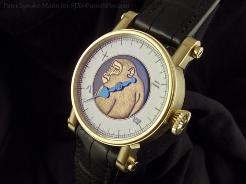 Chiếc đồng hồ Speake Marin Shimoda Majestic Monkey được xem là món  trang sức hình khỉ xa xỉ, độc nhất vô nhị cho các khách hàng tuổi Thân.