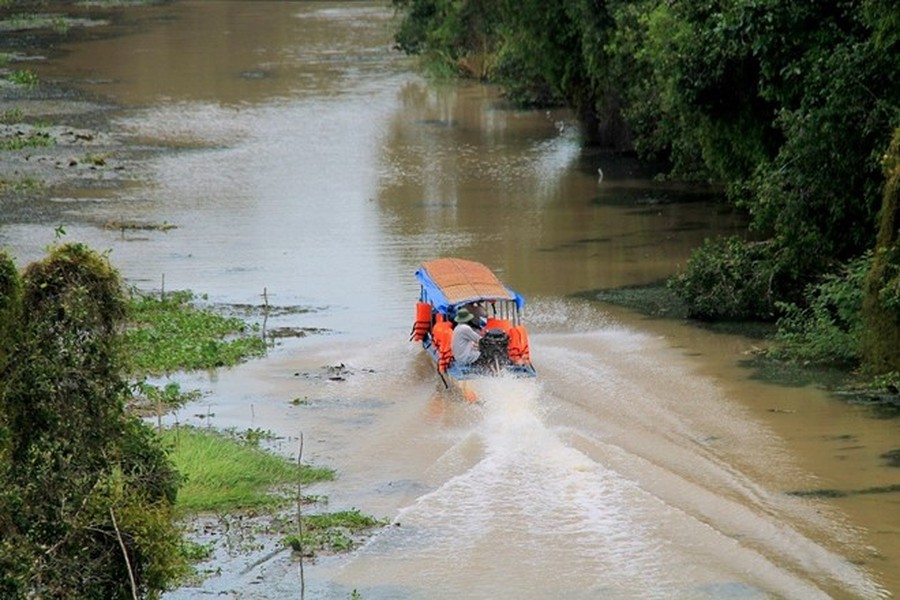 Rừng tràm Tân Lập hay còn gọi là làng nổi Tân Lập thuộc huyện Mộc Hóa, tỉnh Long An, cách TP.HCM khoảng 120 km. Nơi đây là điểm đến thú vị cho du khách vào mỗi dịp cuối tuần bởi không gian trong lành, ẩm thực hấp dẫn, và chi phí hợp lý.