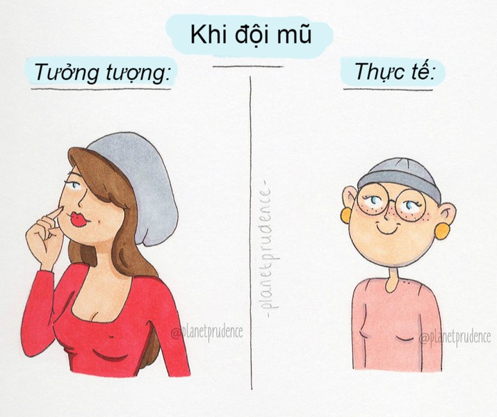 Vào mùa đông, những cô gái mặt tròn thường ngại đội mũ để giữ ấm vì chúng thường che bớt tóc khiến khuôn mặt của họ có phần to hơn bình thường.