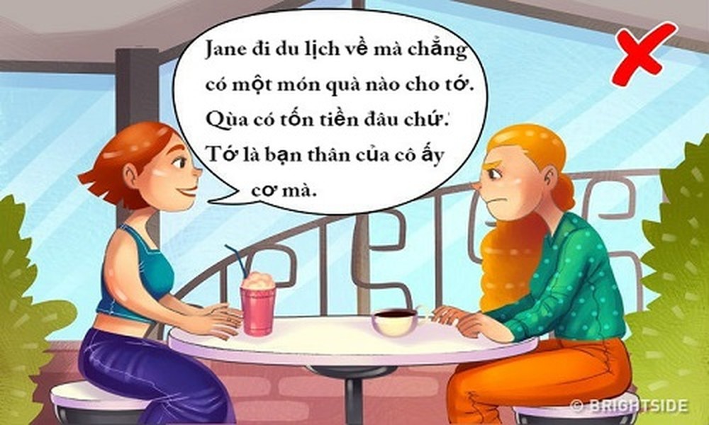 Mỗi người đều có cách chi tiêu  tiền bạc riêng. Dù là bạn thân, cũng không nên ý kiến hay bình luận quá nhiều về cách dùng tiền của "chiến hữu", đặc biệt là khi không có mặt bạn mình ở đó.