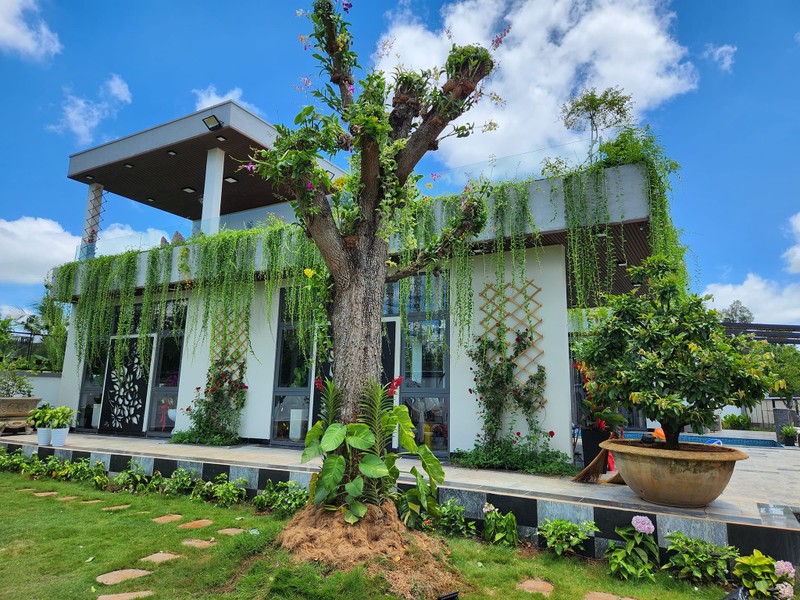 Trên trang cá nhân,  ca sĩ Quách Thành Danh khoe căn biệt thự mới vừa hoàn thiện tại Bình Chánh (TP HCM). Ảnh: FBNV