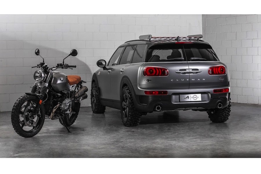 "Scrambler" vốn là một từ chỉ những mẫu môtô bình thường nhưng được chỉnh sửa lại để phù hợp với mọi địa hình. Với chiếc concept  MINI Clubman ALL4 Scrambler, MINI đã "mượn" ý tưởng từ chiếc BMW R nine T Scrambler để đem khái niệm Scrambler đến với Thế giới xe hơi.