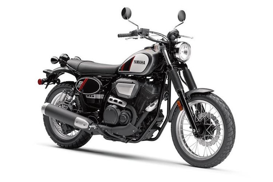 Nằm trong series những mẫu xe hoài cổ cá tính Sport Heritage,  Yamaha SCR950 Scrambler là một mẫu xe mới của Yamaha với kết cấu khung và máy dựa trên cơ sở dòng cruiser Bolt XV950.