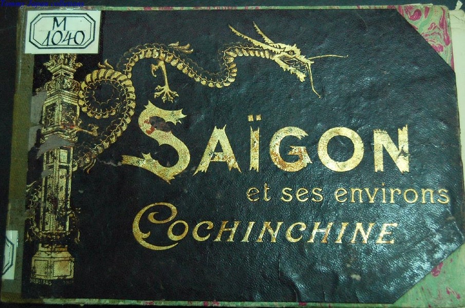 Bìa sách ảnh "Saigon et ses environs Cochinchine" (Sài Gòn và cùng phụ cận - Nam Kỳ), tập hợp những tác phẩm tiêu biểu do nhiếp ảnh Pháp Dieulefils chụp ở  Sài Gòn - Chợ Lớn cuối thế kỷ 19, xuất bản năm 1990. Hình ảnh được đăng tải trên trang Belleindochine.free.fr.