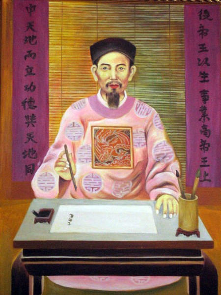 Chu Văn An (1292 - 1379) tên thật là Chu An, hiệu là Tiều Ân, tên chữ là Linh Triệt, là  nhà giáo nổi tiếng bậc nhất trong lịch sử Việt Nam. Ông từng thi đỗ Thái học sinh nhưng không thích việc quan trường nên ông mở trường dạy học ở làng Huỳnh Cung bên sông Tô Lịch (Hà Nội).