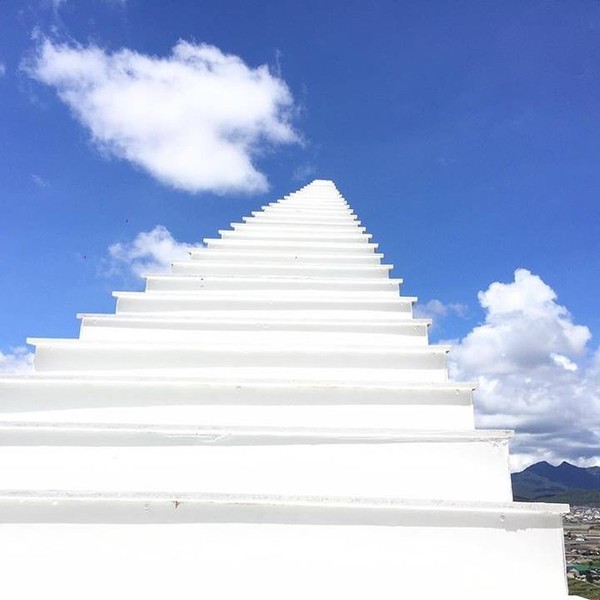 Những ngày qua Stairway to heaven - " Nấc Thang Thiên Đường” ở nông trại Sunny Farm đang thu hút đông đảo sự quan tâm của các bạn trẻ. @sunny_tue_anh.