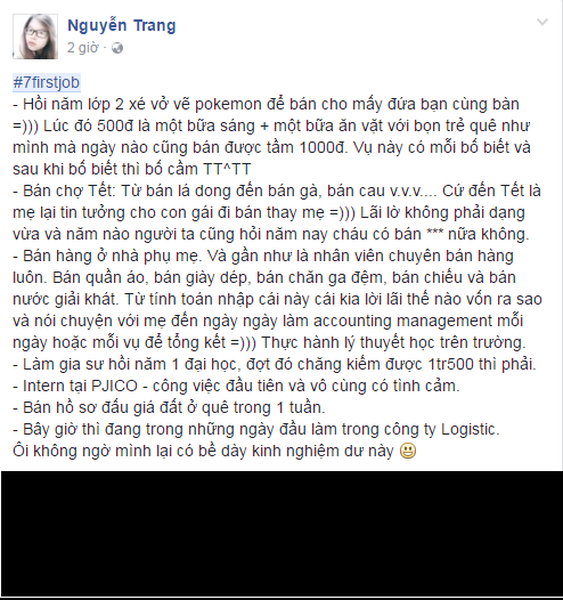 Mới đây, trên mạng xã hội các bạn trẻ đã chia sẻ 7 công việc đầu đời khiến nhiều người phải ôm bụng cười bởi những nghề kiếm tiền vô cùng "bá đạo" giúp họ có những đồng tiền đầu tiên.