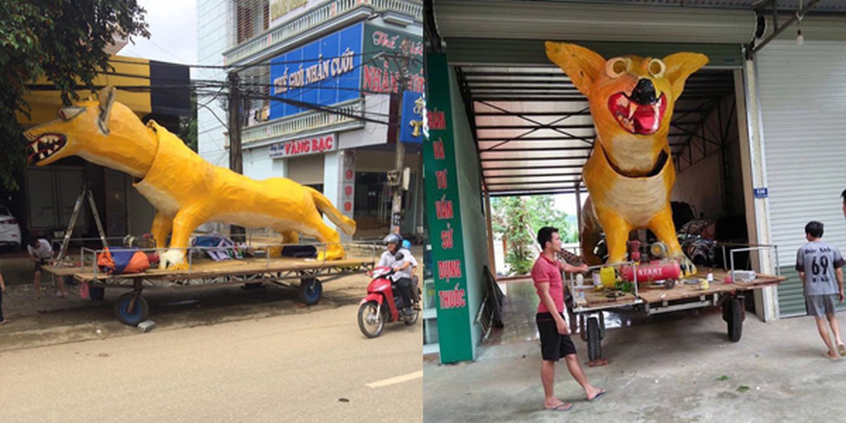  Trung thu tại một số tỉnh như Tuyên Quang hay Cao Bằng, Thái Nguyên là dịp để người dân từng khu phố thể hiện sự khéo tay của mình. Nhưng cũng từ đây, không ít chuyện dở khóc, dở cười diễn ra đặc biệt là về hình dáng hay khuôn mặt của các con linh thú và nhanh chóng được dân mạng chia sẻ.