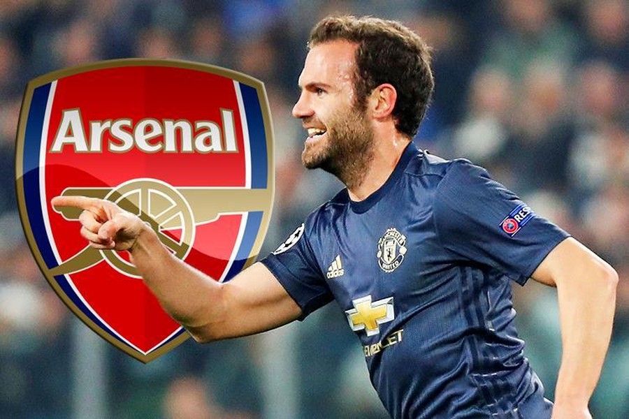  Chuyển nhượng bóng đá mới nhất từ The Sun, CĐV Arsenal đều muốn đưa Juan Mata của MU để thay thế Aaron Ramsey.