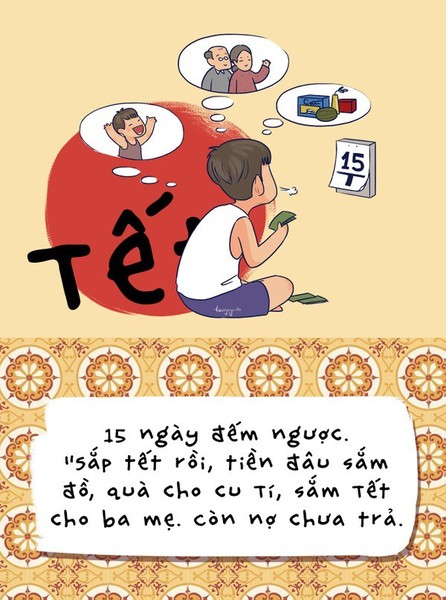 Tết là dịp để người con xa quê đoàn tụ cùng gia đình sau cả năm bôn ba kiếm sống. Thế nhưng, nhiều người cũng phải chuẩn bị tâm lý cho hàng tá chuyện "nhức cả đầu" mà dường như năm nào cũng lặp đi lặp lại, không phải chuyện này thì là chuyện kia.