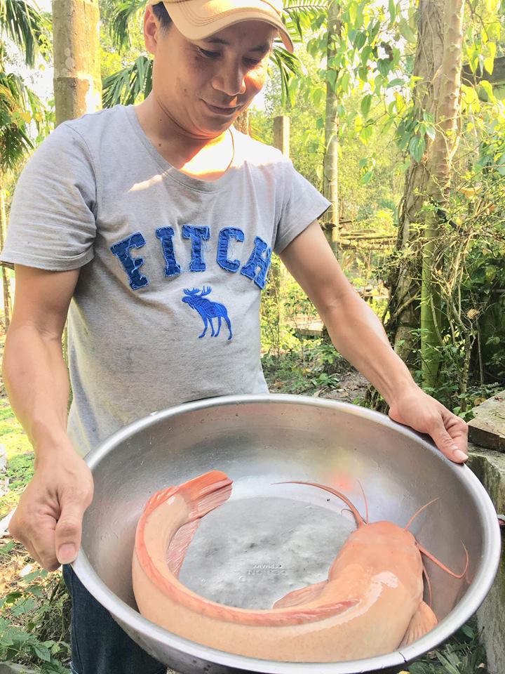 Viec lam bat ngo cua nguoi bat duoc ca tre vang dai hon nua met