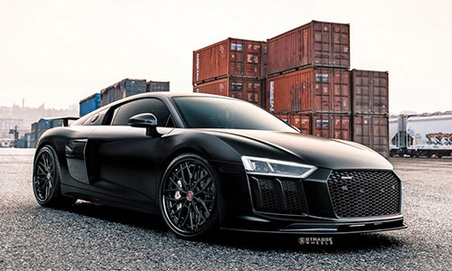 Siêu xe Audi R8 V10 Plus độ máy bay tàng hình khủng