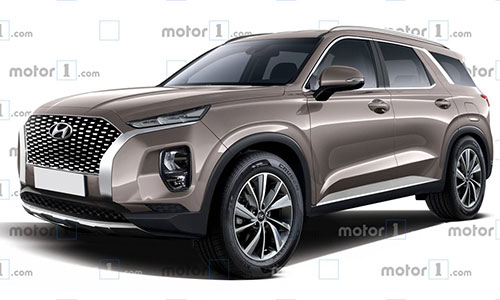 Xe SUV cơ bắp 8 chỗ - Hyundai Hyundai Palisade lộ diện 