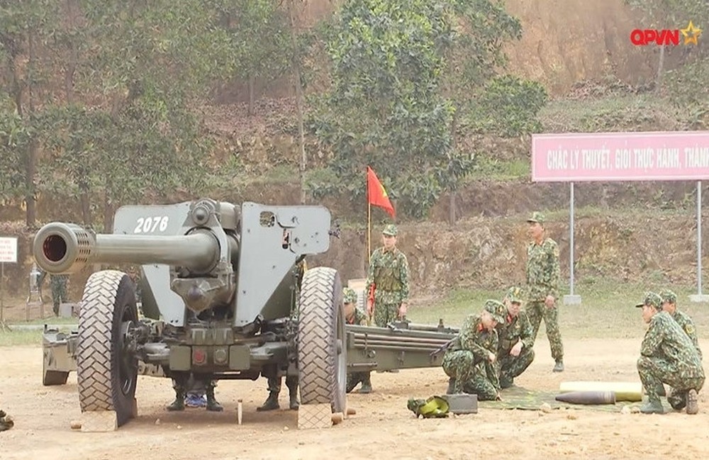 Trong Chiến tranh Việt Nam, Quân đội Nhân dân Việt Nam được Liên Xô và Trung Quốc viện trợ tổng cộng 519 khẩu  dã pháo M-46 - loại pháo mạnh nhất, tầm bắn xa nhất mà ta có trong tay thời điểm bấy giờ. Nguồn ảnh: TL.