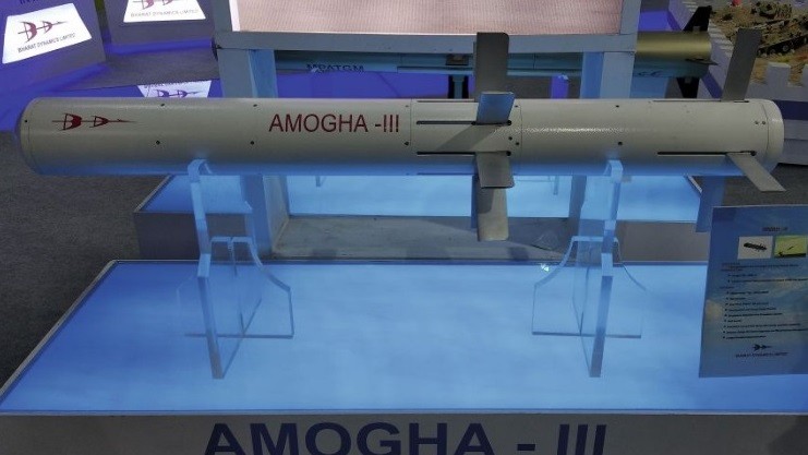 Loại  tên lửa ATGM Amogha thế hệ mới mang tên Amogha III vừa được Ấn Độ giới thiệu ở DefExpo 2020 đã thu hút được rất nhiều sự quan tâm của thế giới. Nguồn ảnh: BMPD.