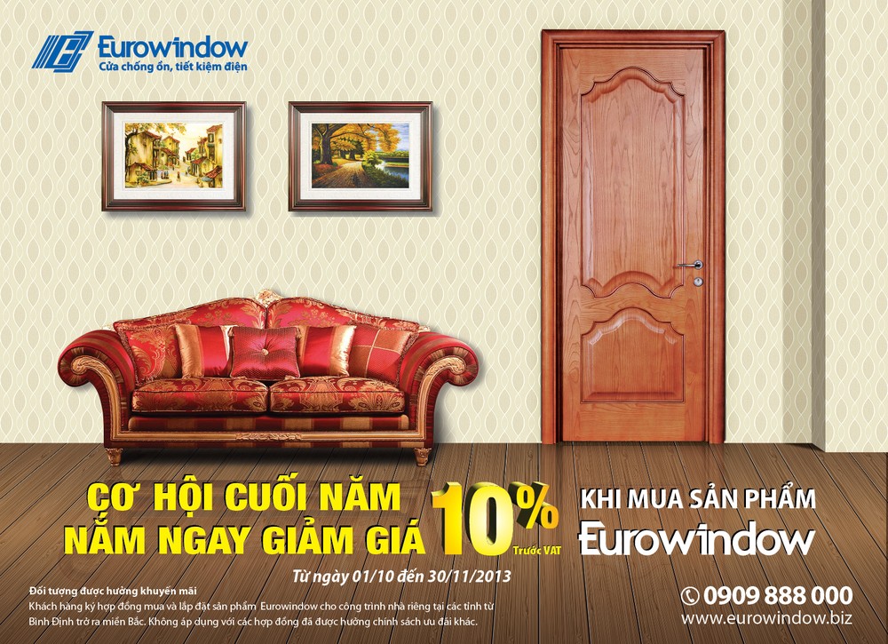 Eurowindow - Sự lựa chọn tối ưu cho ngôi nhà của bạn