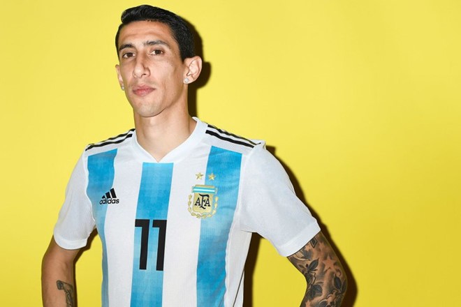 10. Angel Di Maria, Argentina - 22,6 triệu USD Năm 2018, Di Maria đút túi 22,6 triệu USD với 20,6 triệu USD tiền lương thưởng và số còn lại tới từ các hợp đồng quảng cáo, bao gồm việc hợp tác với nhà tài trợ hàng đầu Adidas. Ảnh: Getty Images.