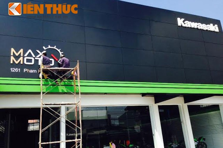 Max Moto chuẩn bị ra mắt  showroom đầu tiên của Kawasaki tại TP HCM được thiết kế theo tiêu chuẩn toàn cầu của nhà sản xuất môtô Nhật Bản chuẩn bị ra mắt.