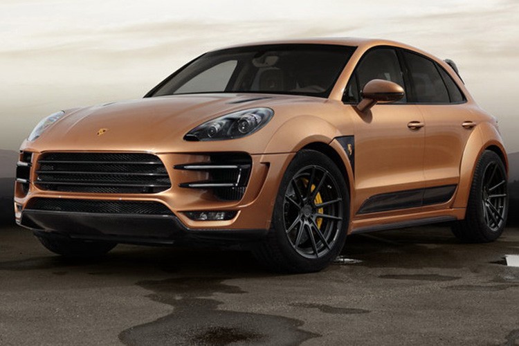  B ản độ SUV Porsche Macan hạng sang với nội thất và ngoại thất theo chủ đề màu vàng. Đây là tone màu chủ đạo của phiên bản độ Porsche Macan.