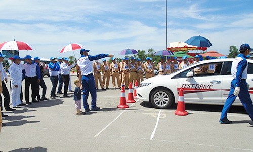 Honda Việt Nam đào tạo lái xe an toàn cho CSGT