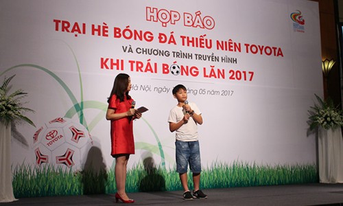 Toyota Việt Nam khởi động Trại hè bóng đá thiếu niên 2017