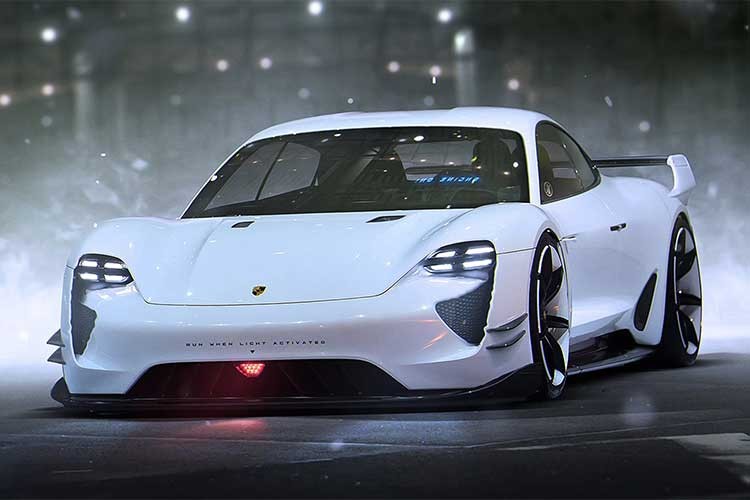 Đứng đầu trong số những mẫu xe  ôtô chạy điện 2018 là siêu xe Porsche Mission E. Mẫu xe này được trang bị hệ thống pin điện tử có thể cho xe chạy quãng đường lên tới gần 500 km chỉ với một lần sạc. 