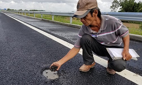 Cao tốc Đà Nẵng-Quảng Ngãi: Sửa ở Quảng Nam, hư ở Quảng Ngãi